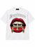 T-shirt Gold lips