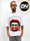 T-shirt Gold lips