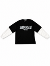 Longsleeve manica a contrasto