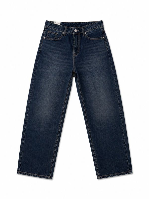Jeans Baggy blu scuro