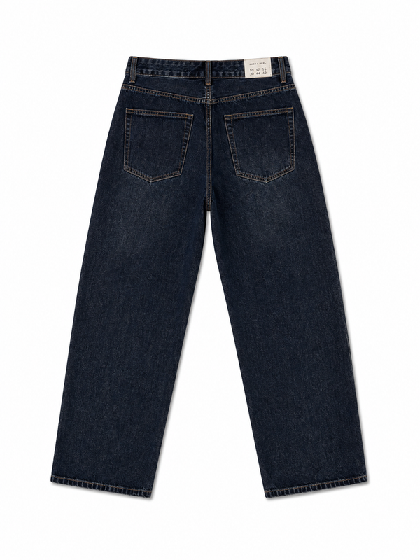 Jeans Baggy blu scuro